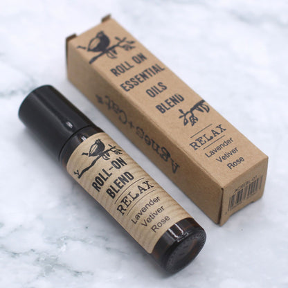 Agnes + Cat Roll On Essential Oil Blend - Lavender, Vetiver & Rose