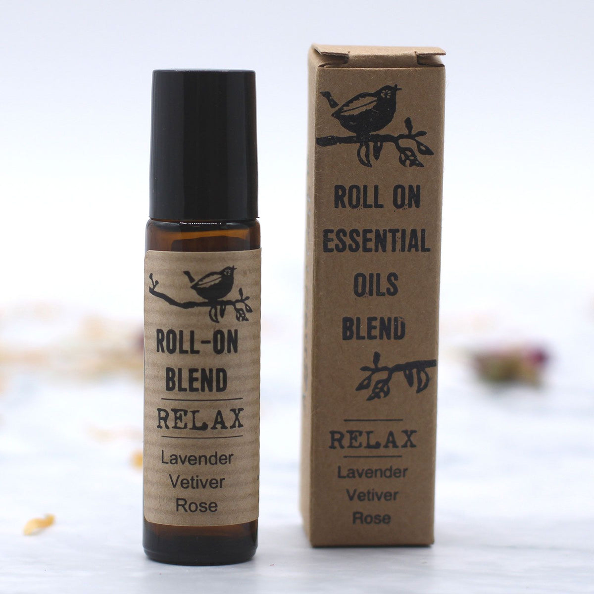 Agnes + Cat Roll On Essential Oil Blend - Lavender, Vetiver & Rose