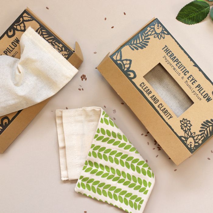 Agnes + Cat Eye Pillow - Peppermint & Eucalyptus