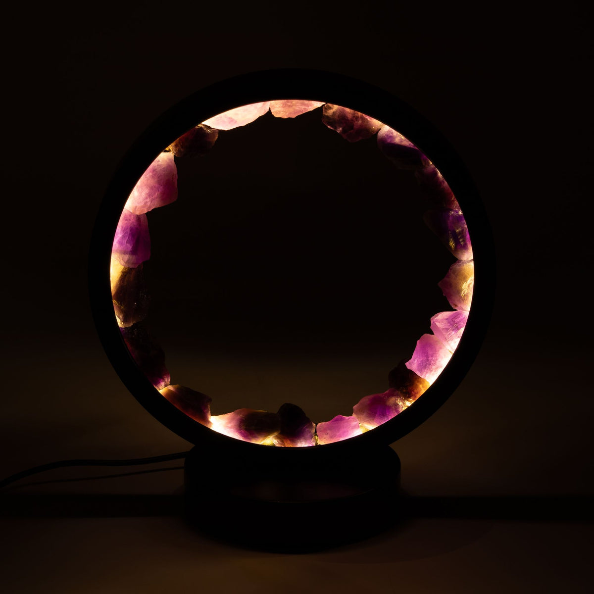 Gemstone Halo Lamp - Zen Spirit - Amethyst