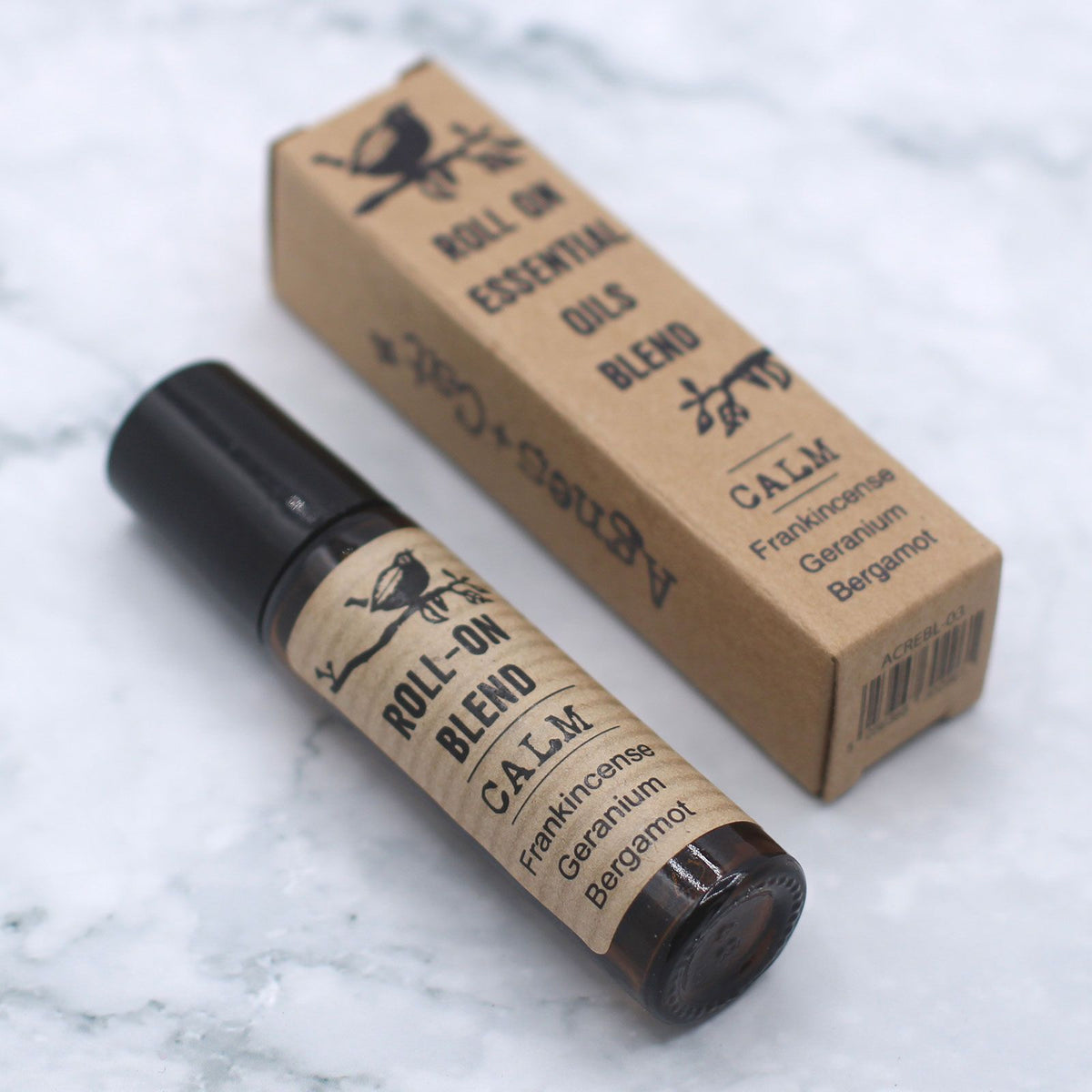 Agnes + Cat Roll On Essential Oil Blend - Frankincense, Geranium & Bergamot