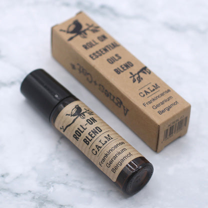Agnes + Cat Roll On Essential Oil Blend - Frankincense, Geranium & Bergamot