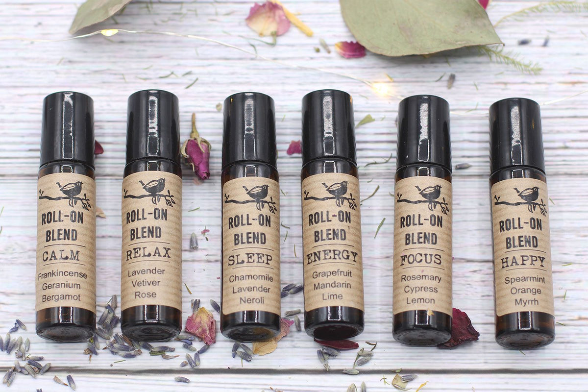 Agnes + Cat Roll On Essential Oil Blend - Rosemary, Lemon & Cypress