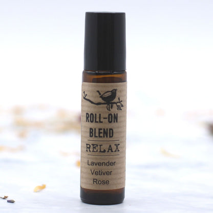 Agnes + Cat Roll On Essential Oil Blend - Lavender, Vetiver & Rose