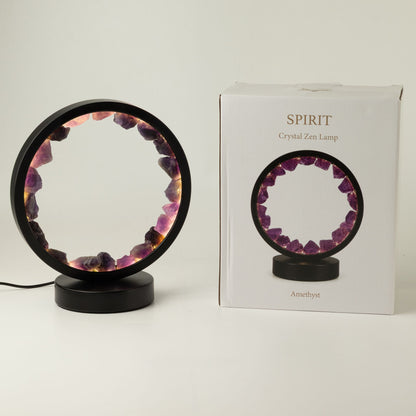 Gemstone Halo Lamp - Zen Spirit - Amethyst