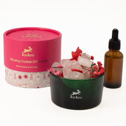 Hop Hare Diffusing Crystals & Floral Set - The Lovers