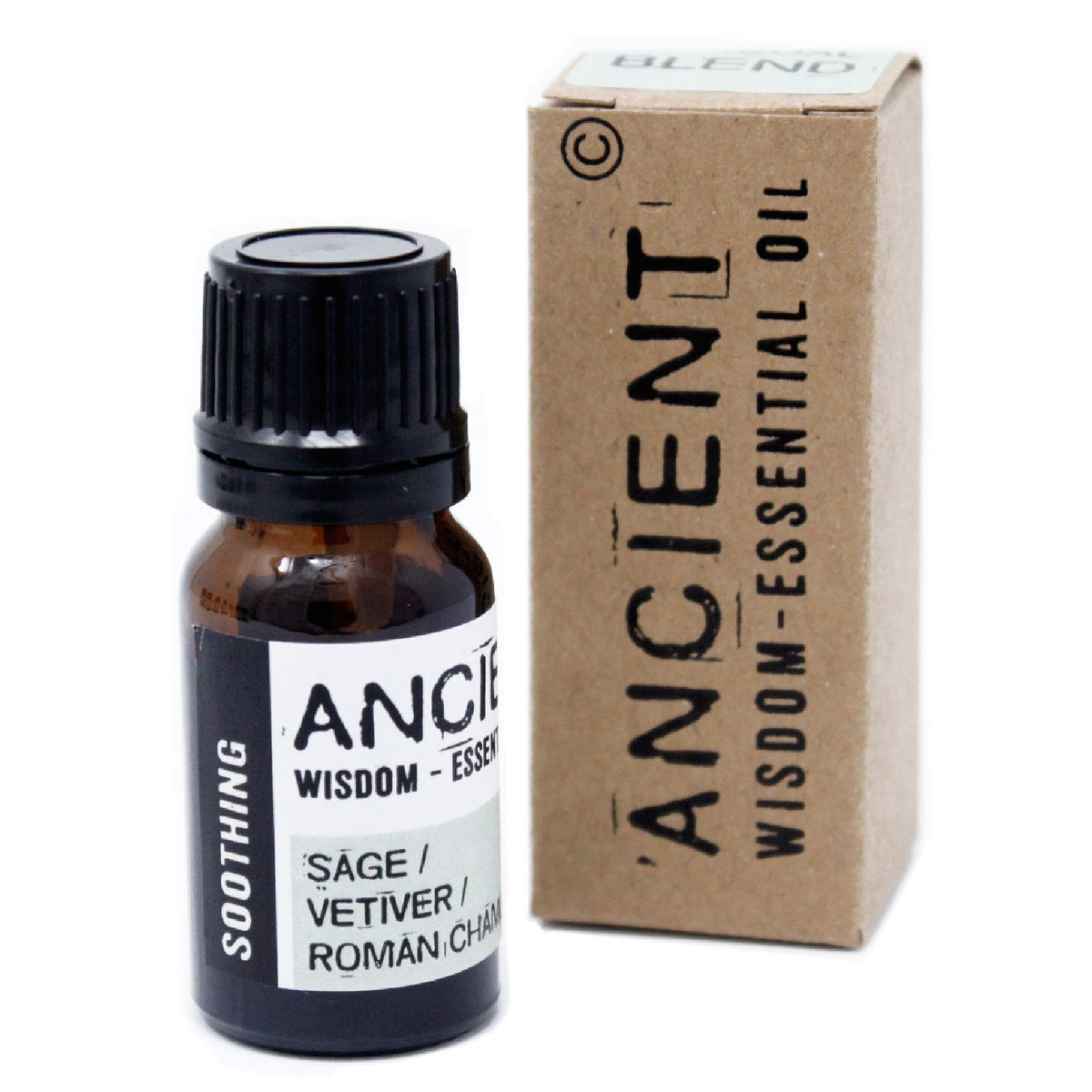 Chamomile, Sage & Vetiver Essential Oil Blend - Boxed - 10ml