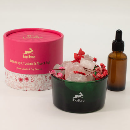 Hop Hare Diffusing Crystals & Floral Set - The Lovers