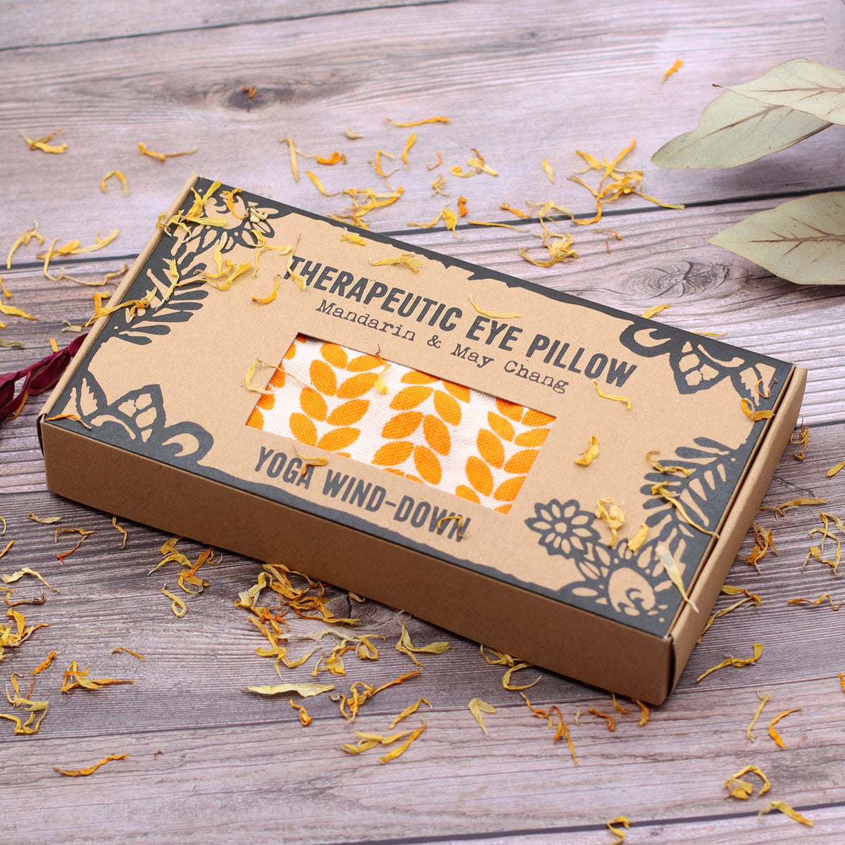 Agnes + Cat Eye Pillow - Mandarin & May Chang