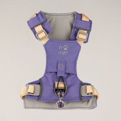 PAW - S (4-8Kg) Dog Step-in Guardian Harness with Reflective Mesh - Lavender - Amethyst Charm