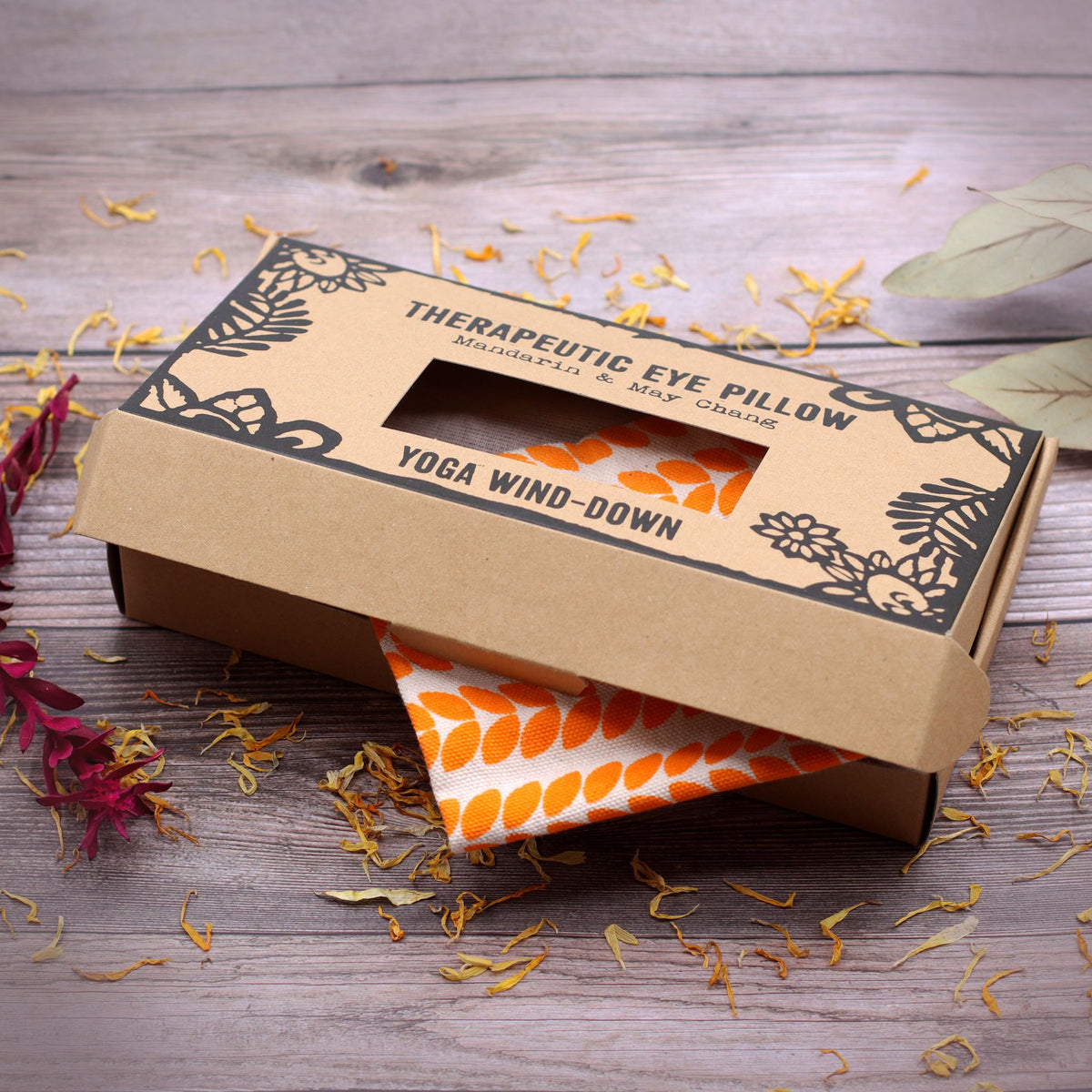 Agnes + Cat Eye Pillow - Mandarin & May Chang