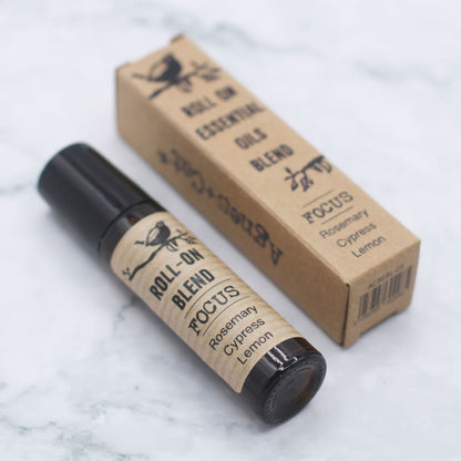 Agnes + Cat Roll On Essential Oil Blend - Rosemary, Lemon & Cypress