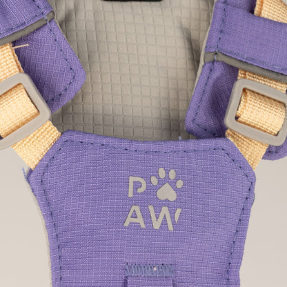 PAW - S (4-8Kg) Dog Step-in Guardian Harness with Reflective Mesh - Lavender - Amethyst Charm